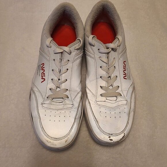 NASA Captain Shoes Retro Reflective Silver Gray White Size 8.5 M - Picture 3 of 14